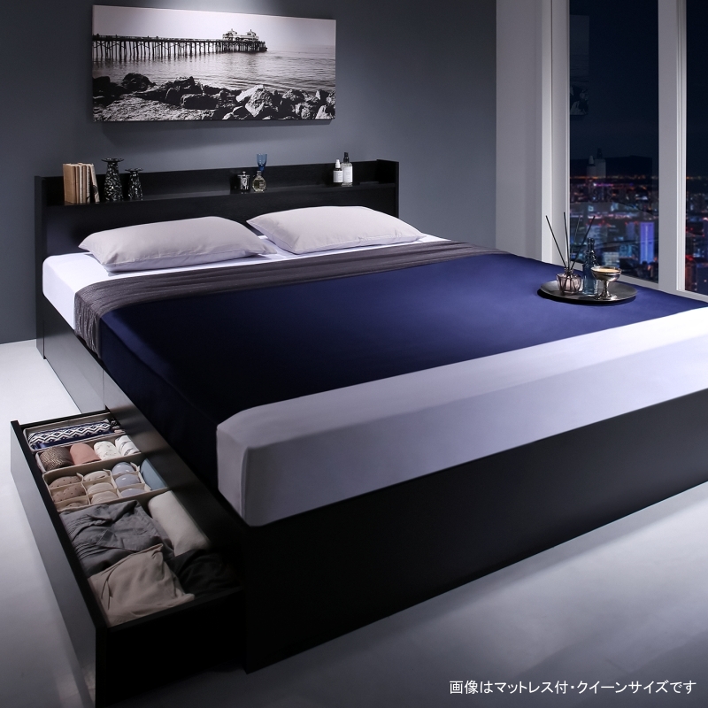 無印良品クイーンベッド　収納付き　シュウ 無印良品クイーンベッド 収納付き シュウ 無印良品クイーンベッド 収納